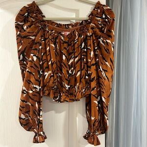 Buddy Love Tiger Print Top